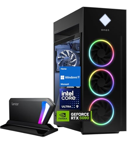 Amazon.com: HP OMEN 45L GT22 RTX 5090 Gaming Desktop, Intel Ultra